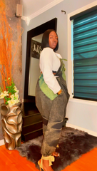 The "Zamirah" Oversized Jumper in Green | Free Shipping Included