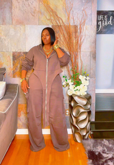 The "Jordyn" 2-Piece Set in Mocha | Pre-Order - Ships Between September 15th and September 25th