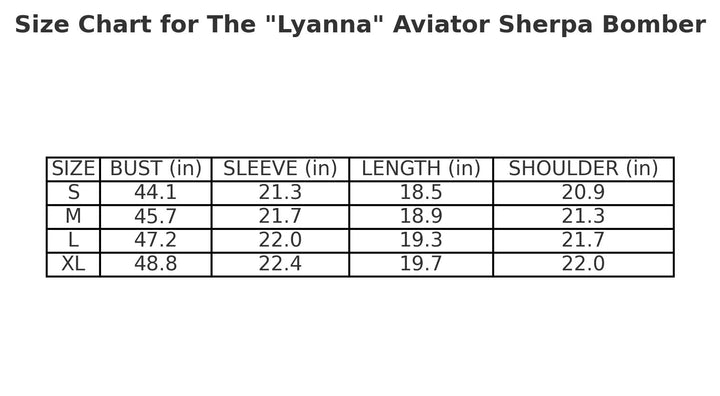 The "Lyanna" Aviator Sherpa Bomber