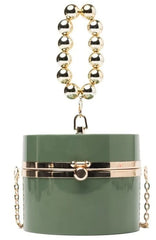 The "Zaida" Bucket Bag in Olive Green | Ready to Ship — 40% OFF