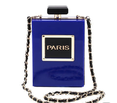 The "Paris Perfume" Bag in Deep Blue | Ready to Ship — 40% OFF