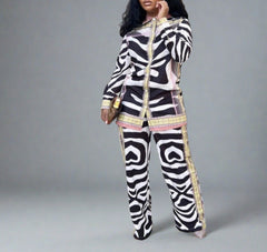 The "Ariyah" 2 Piece Pants Set | Ready to Ship