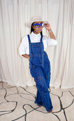 The "Toscha" Jumpsuit in Blue | Ready to Ship