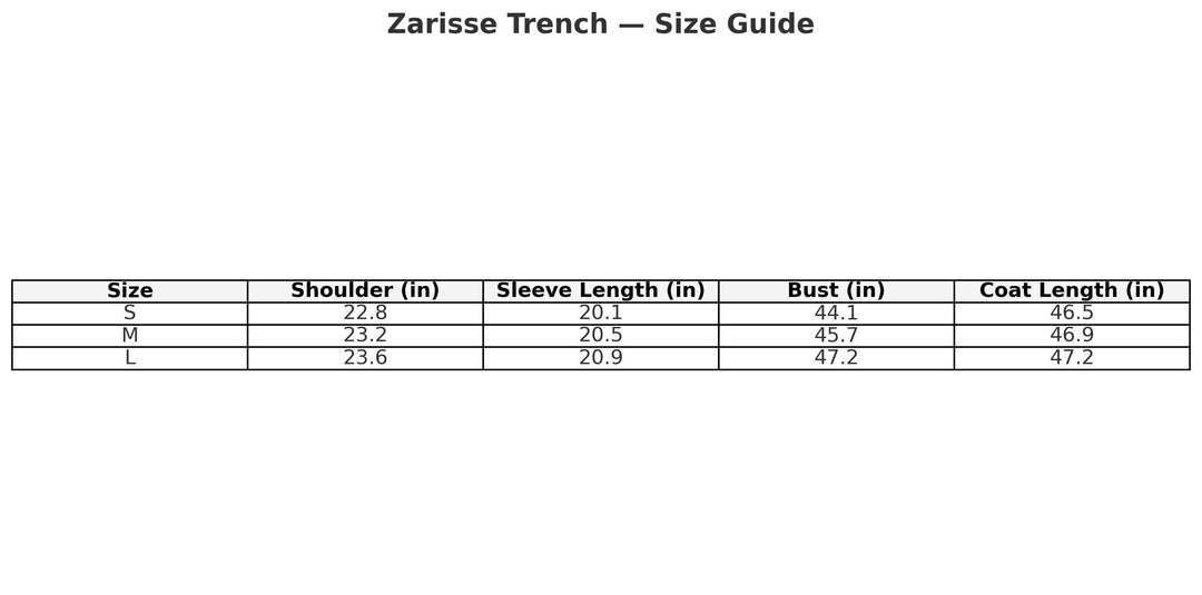 The "Zarisse" Cutout Trench in Khaki | Pre-Order - Ships Between November 30th - December 20th