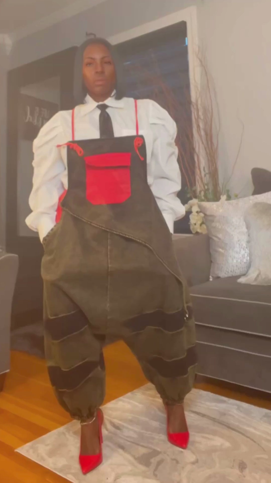 The "Zamirah" Oversized Jumper in Red | Ready to Ship - Limited Stock